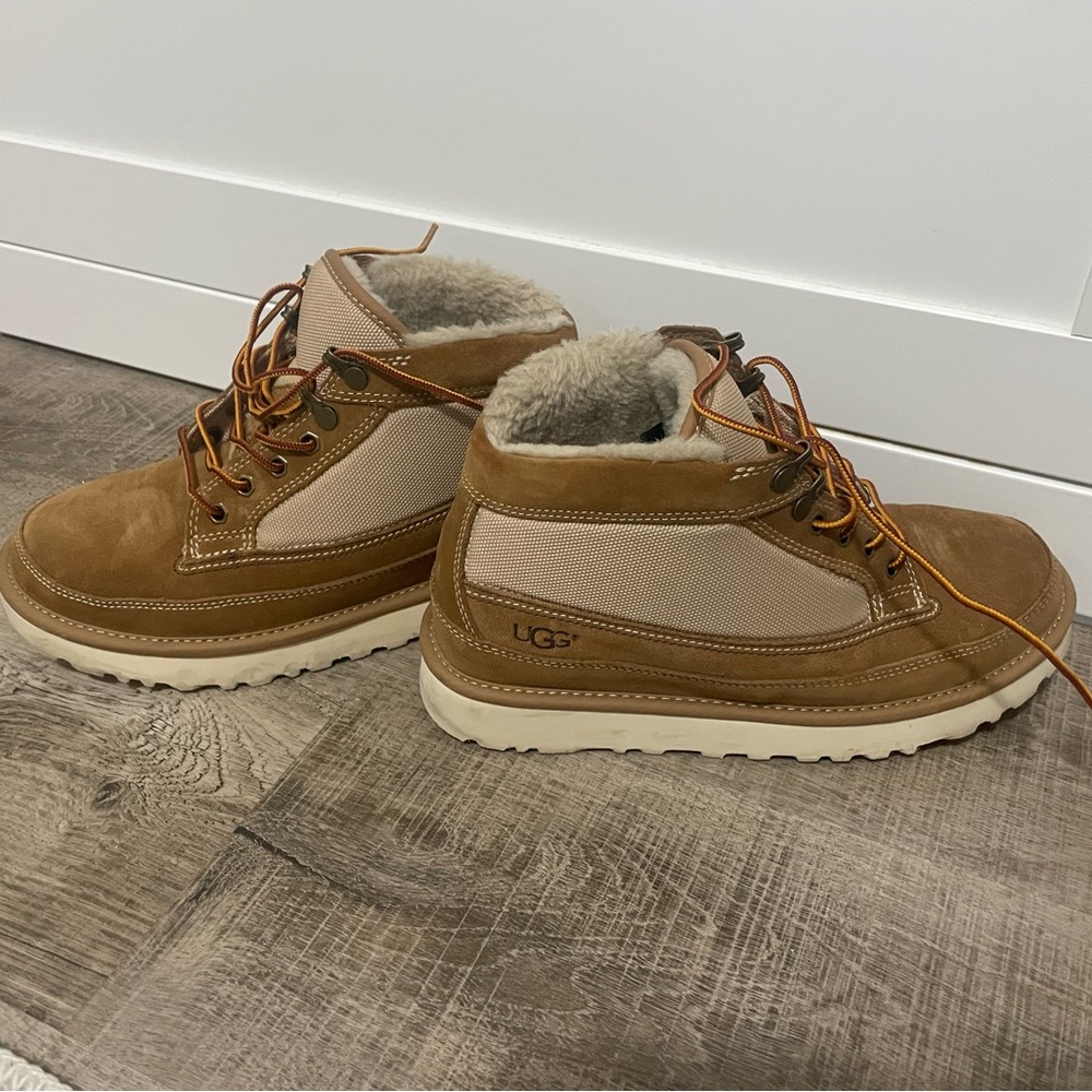 UGG Men's Tan and Cream Boots